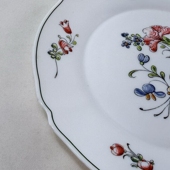 Vintage Arcopal France Provincial Dinner Plate 10” Flower Spring Summer Garden - Picture 8 of 12